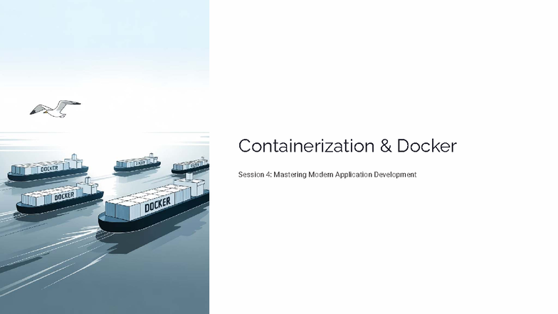 Session 4: Mastering Containerization with Docker Techniques - Studocu