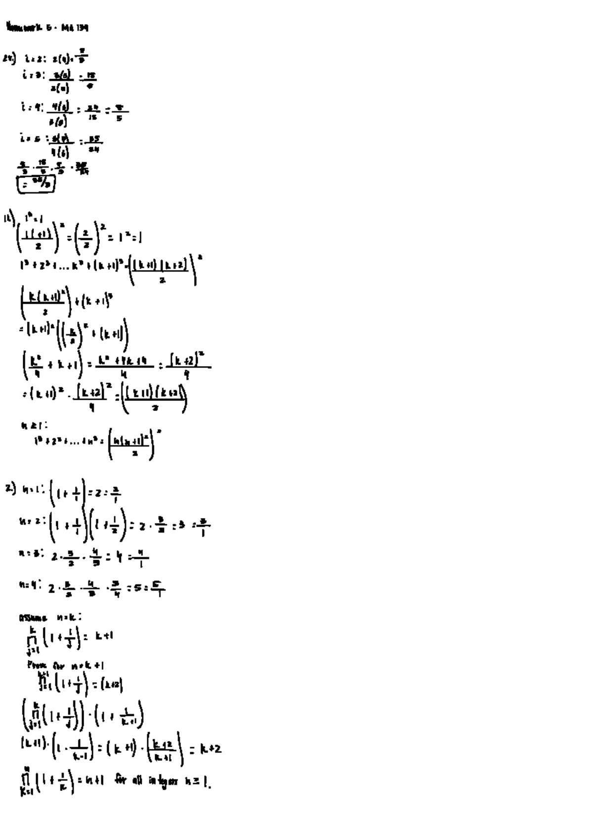MA134 HW 5 - Detailed Solutions and Answers to Homework 5 - Studocu