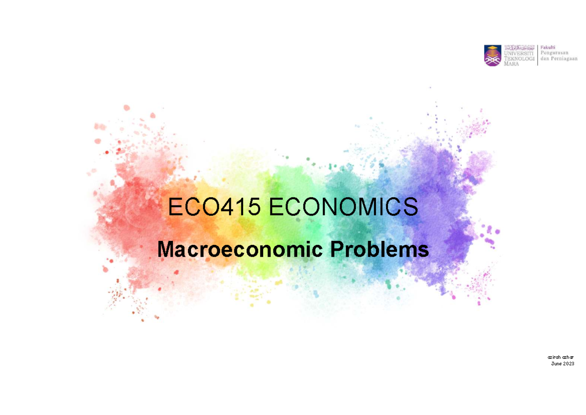ECO415 Chapter 10: Inflation and Unemployment Insights - Studocu