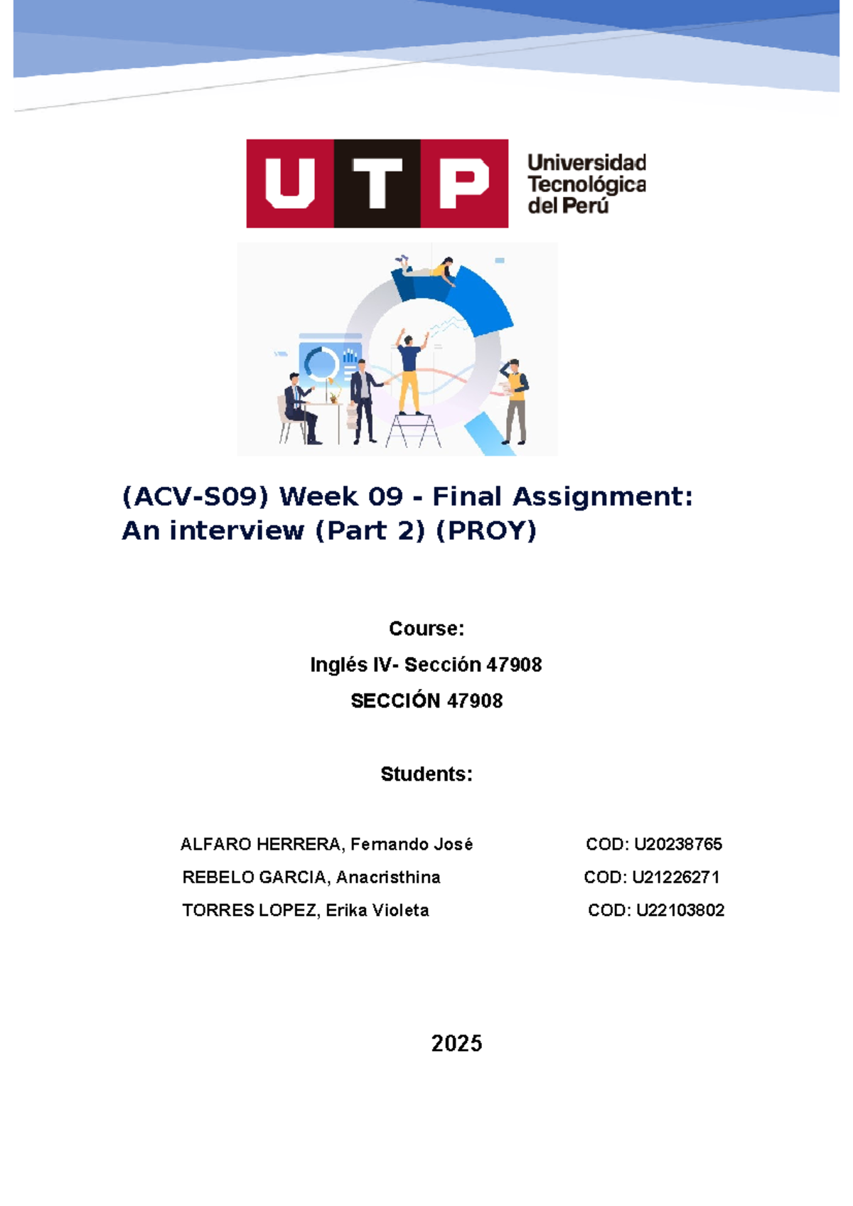 Week 09 Final Assignment: Interview Insights (PROY) - Studocu