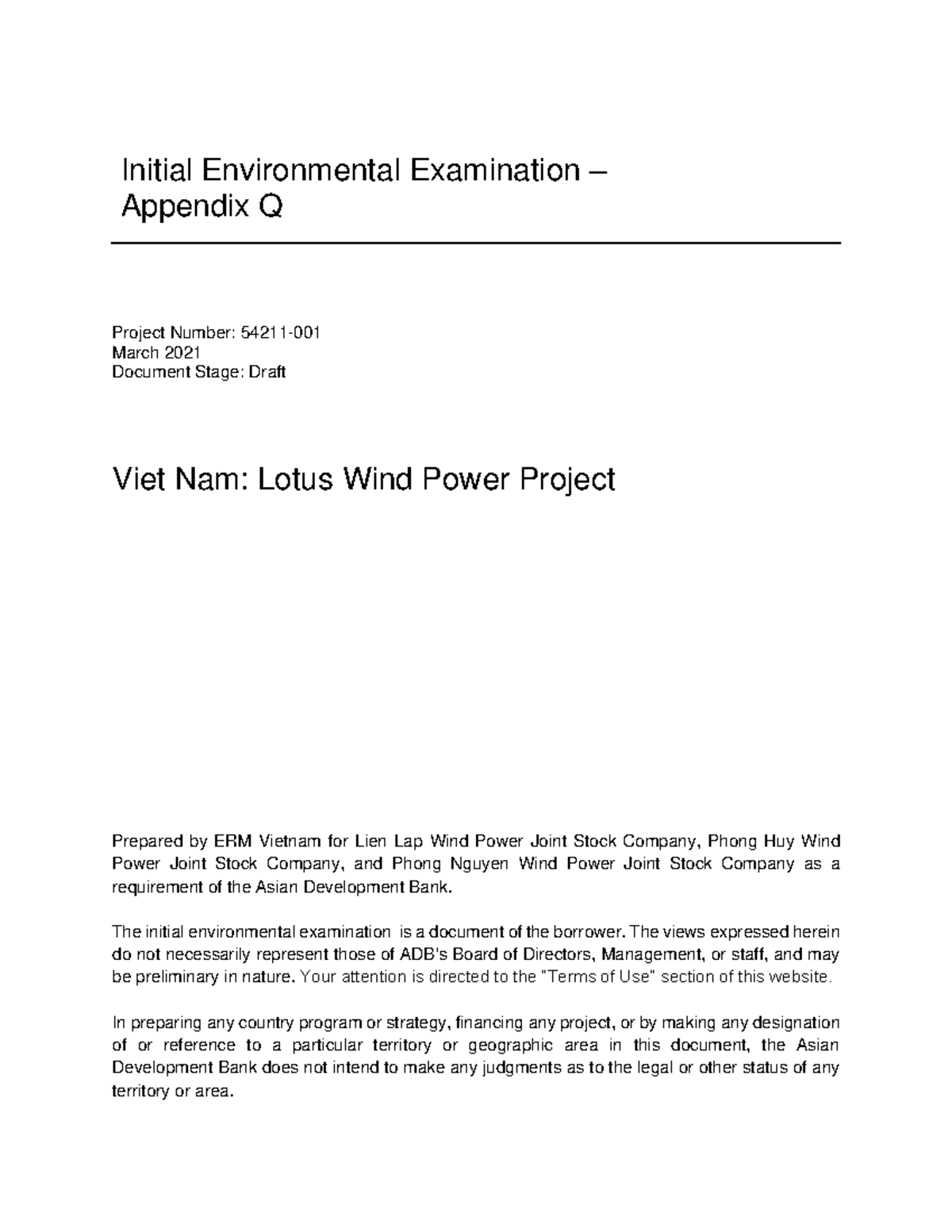 54211-001-iee-en 82 - wqdqwdw - Initial Environmental Examination ...