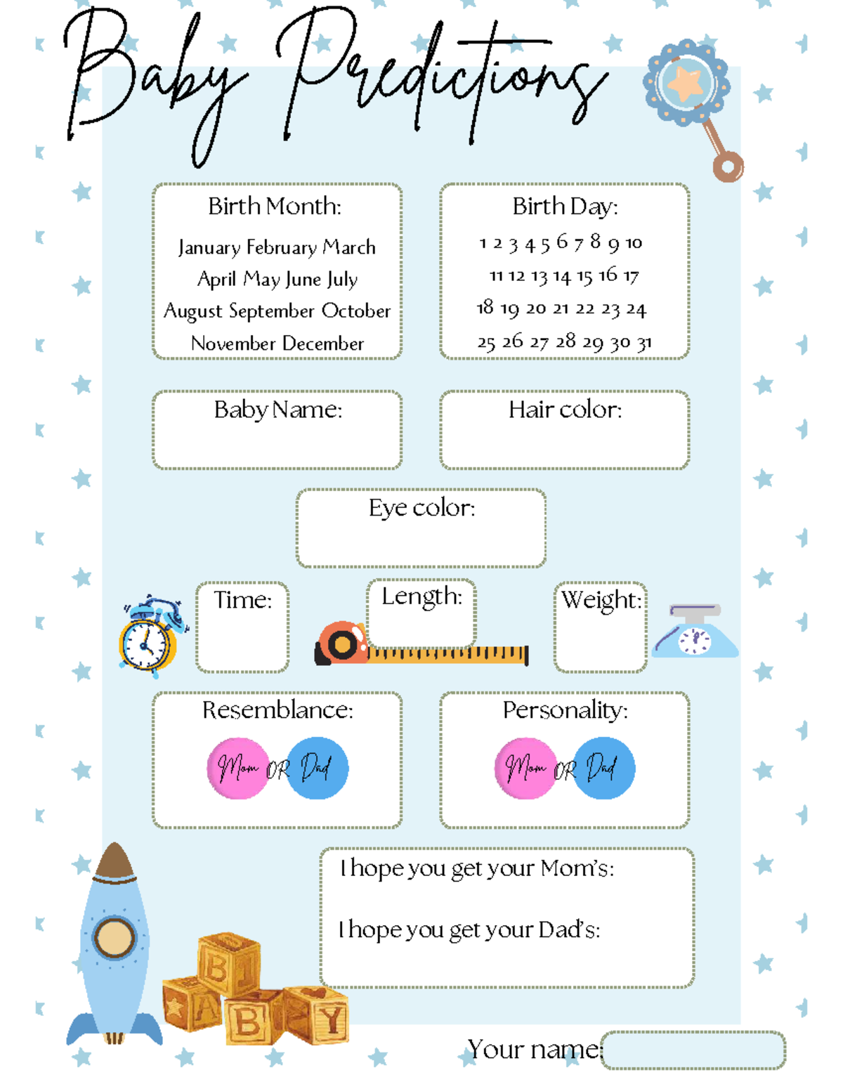 Baby predictions - Project - CE114 - Ba Predictions Birth Month ...