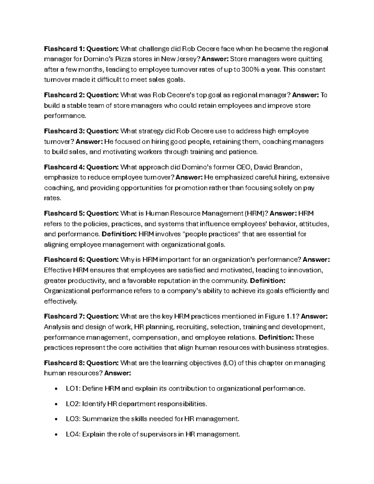 Chapter 1: Understanding Human Resources Management (HRM) Essentials ...