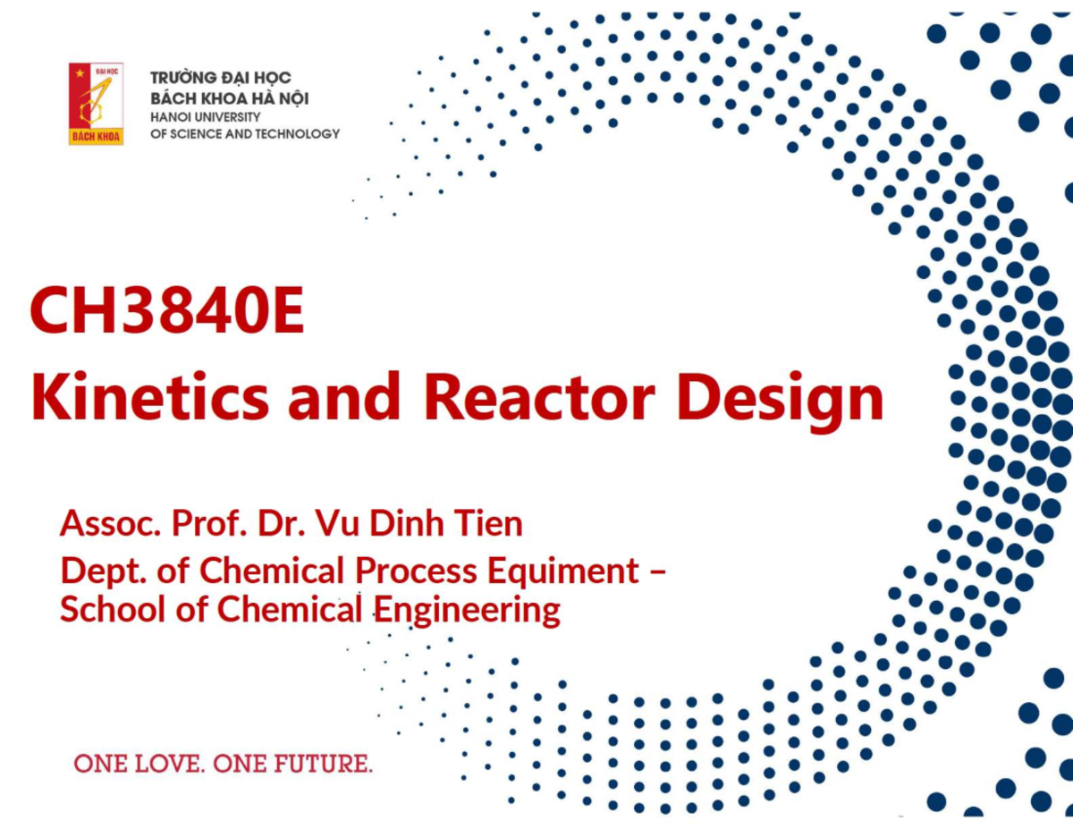 Topic 7: Bioreactions & Bioreactors - Enzyme Kinetics & Growth Models ...