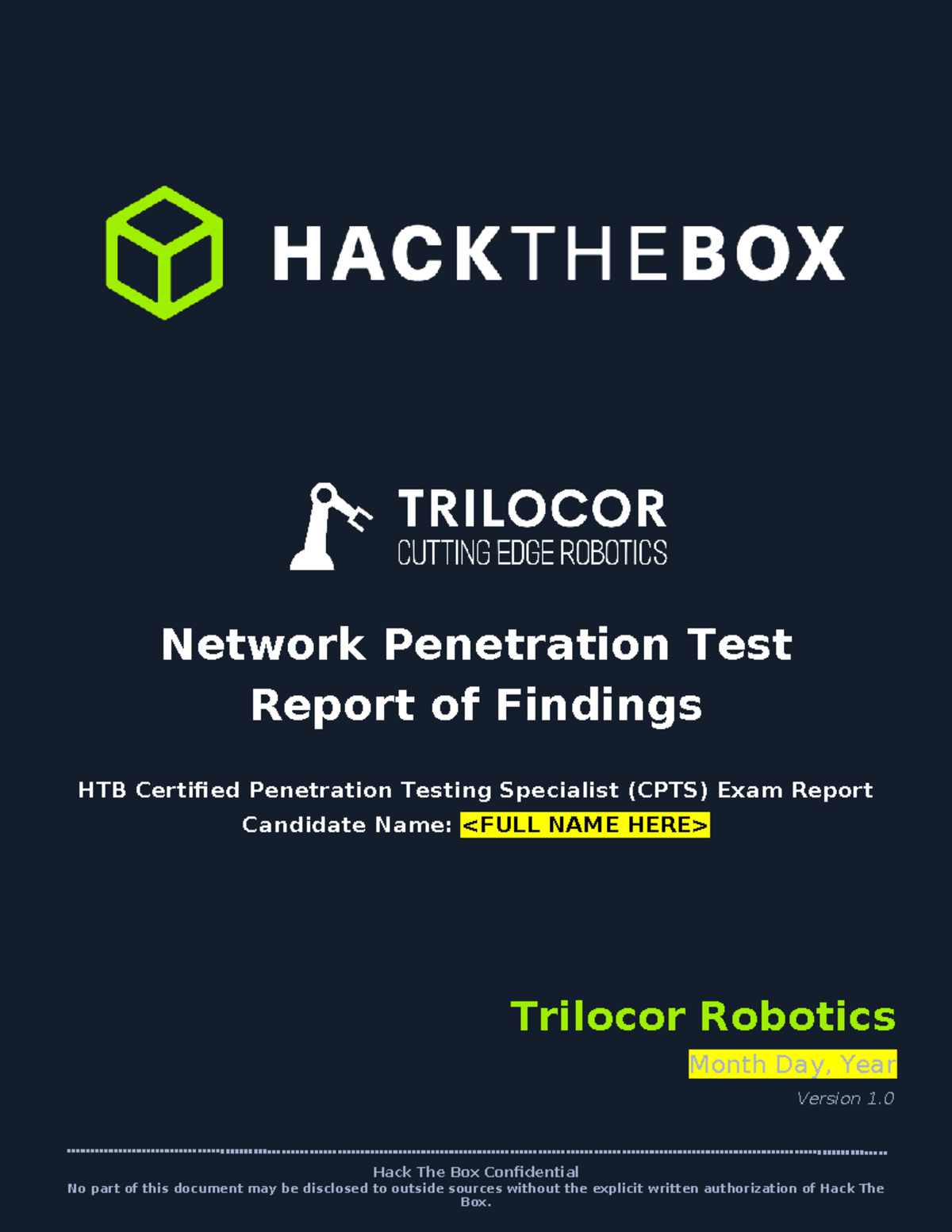 Network Penetration Test Findings Report - HTB CPTS Exam - Studocu