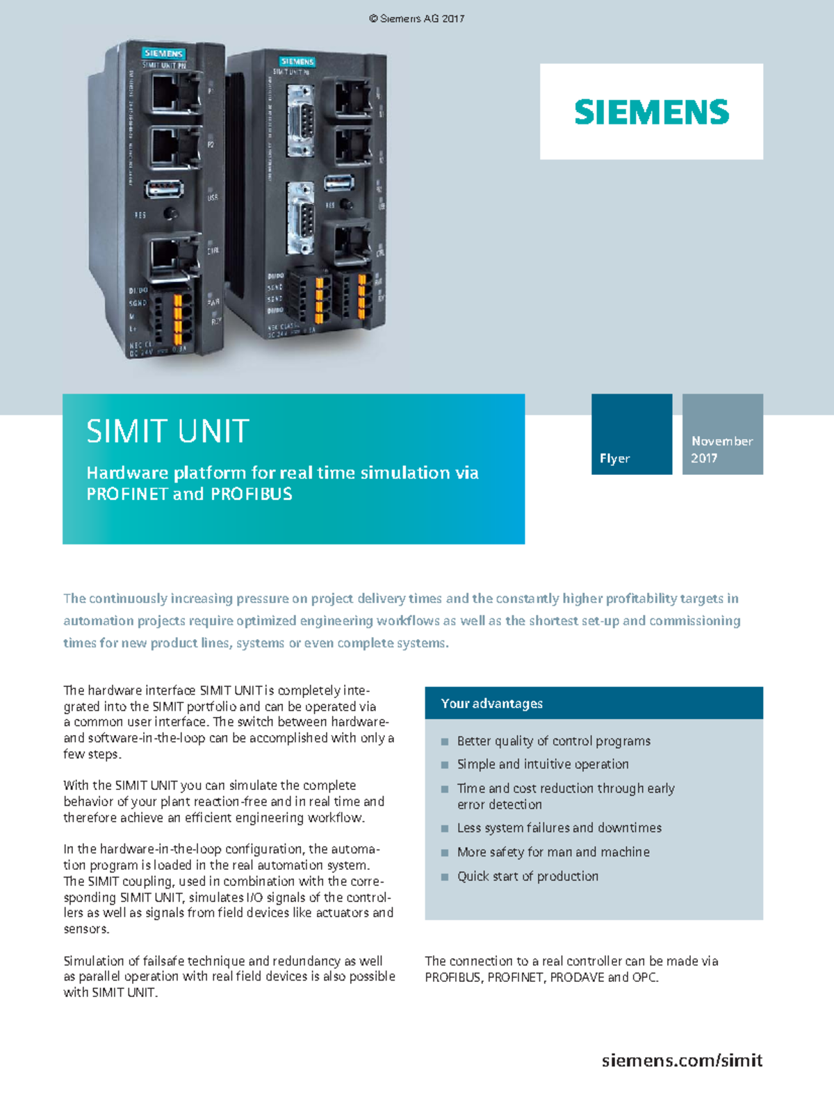 Simit Unit Flyer en - plc sources - VLHPHQV FRP VLPLW - Studocu