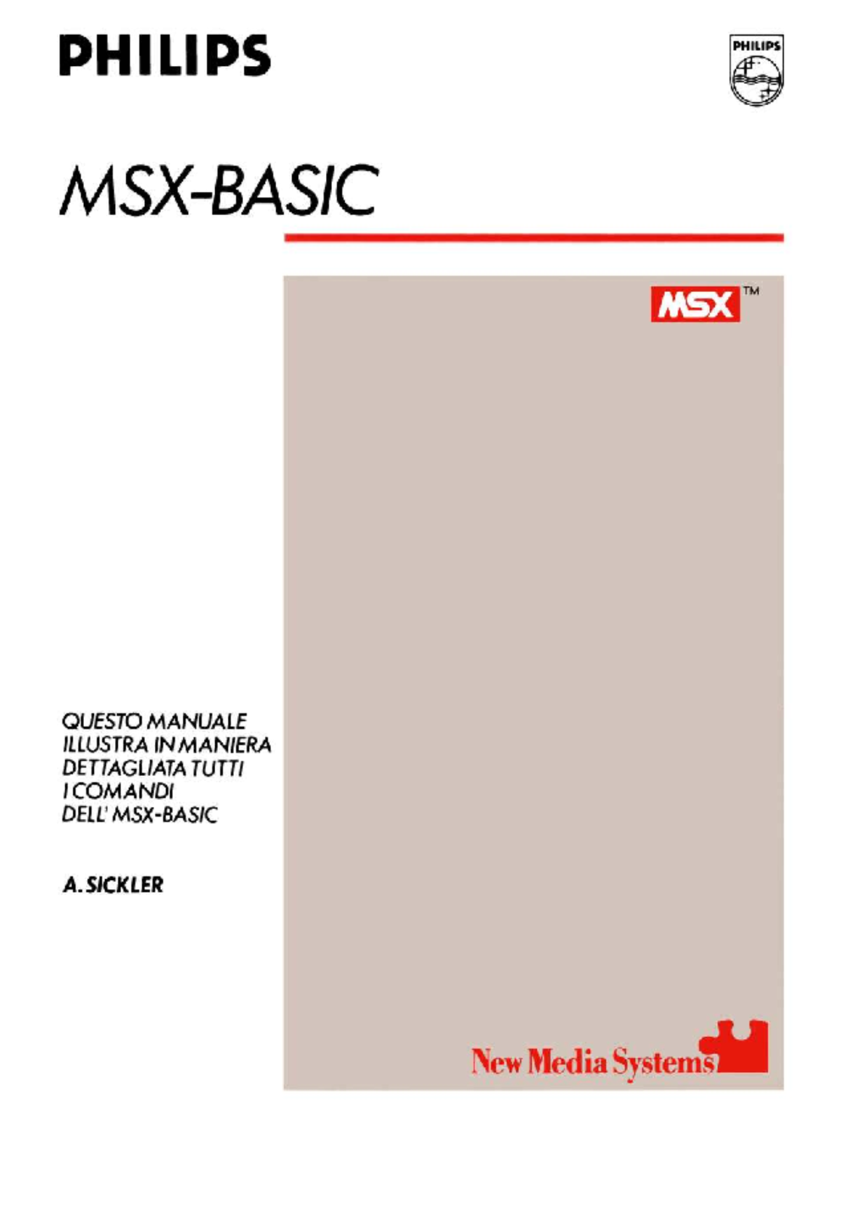 MSX BASIC: Guida Dettagliata ai Comandi e Programmazione - Studocu