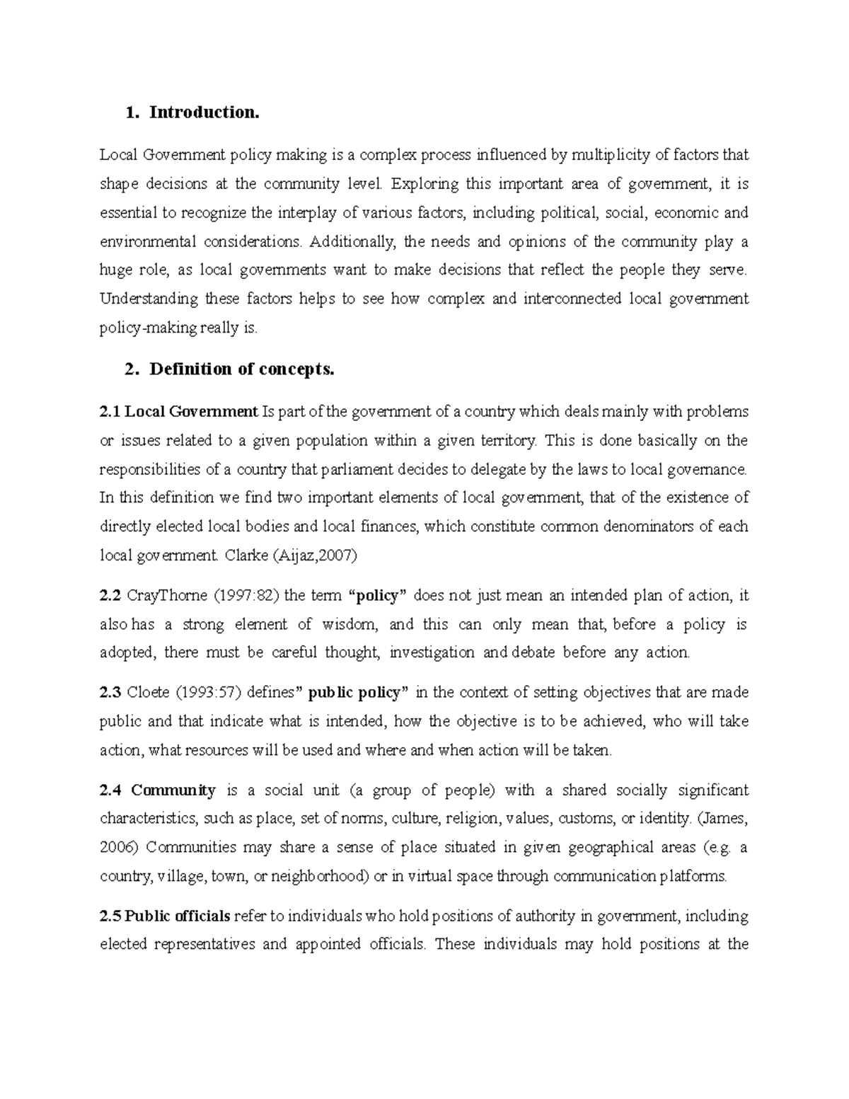 Local Gov Administration: Policy-Making Complexity & Community Impact ...