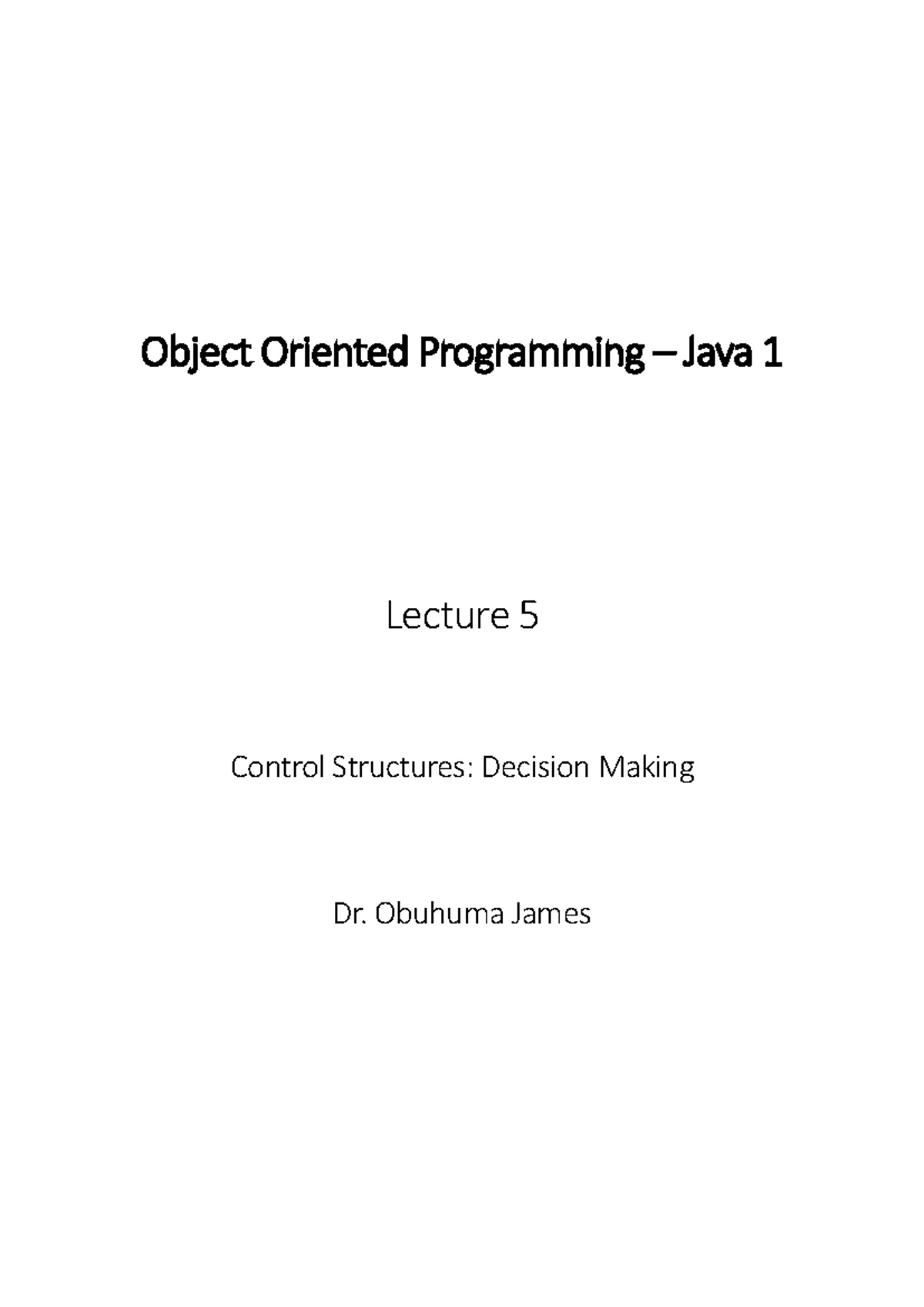 C++ Lecture All in One Addis Ababa uni - Compiled by: Mahder Alemayehu ...