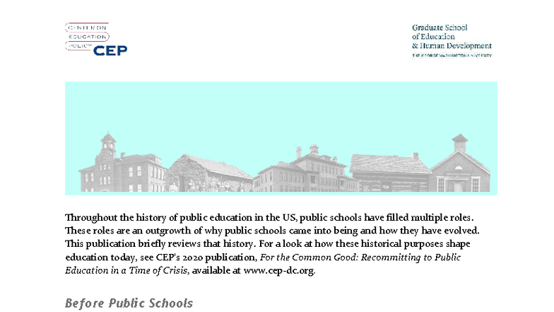 History and Evolution of Public Education in the US: A Comprehensive ...