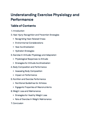 Training for Performance: Comprehensive Guide on Exercise Design ...