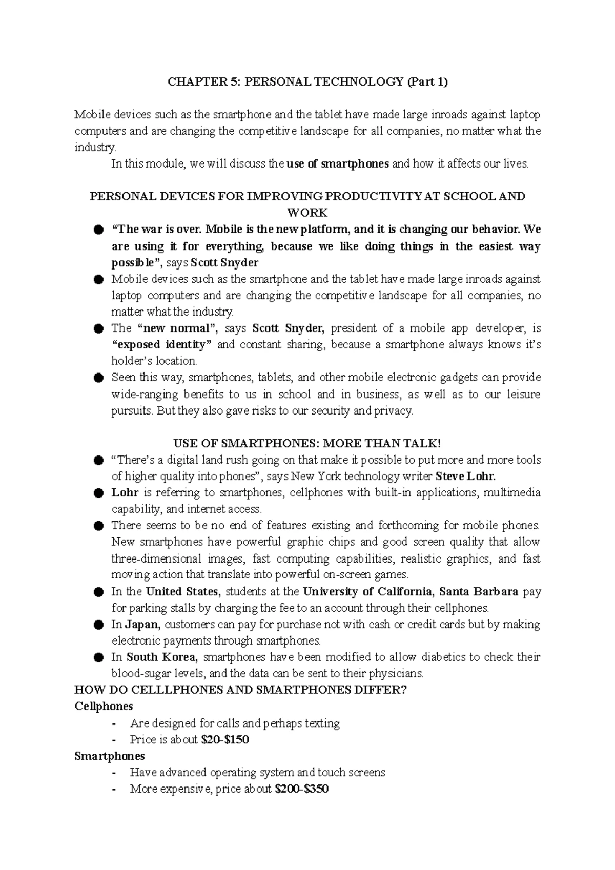 GEE 1 - Module 3 Study Guide: Digital Technology & Social Change - Studocu