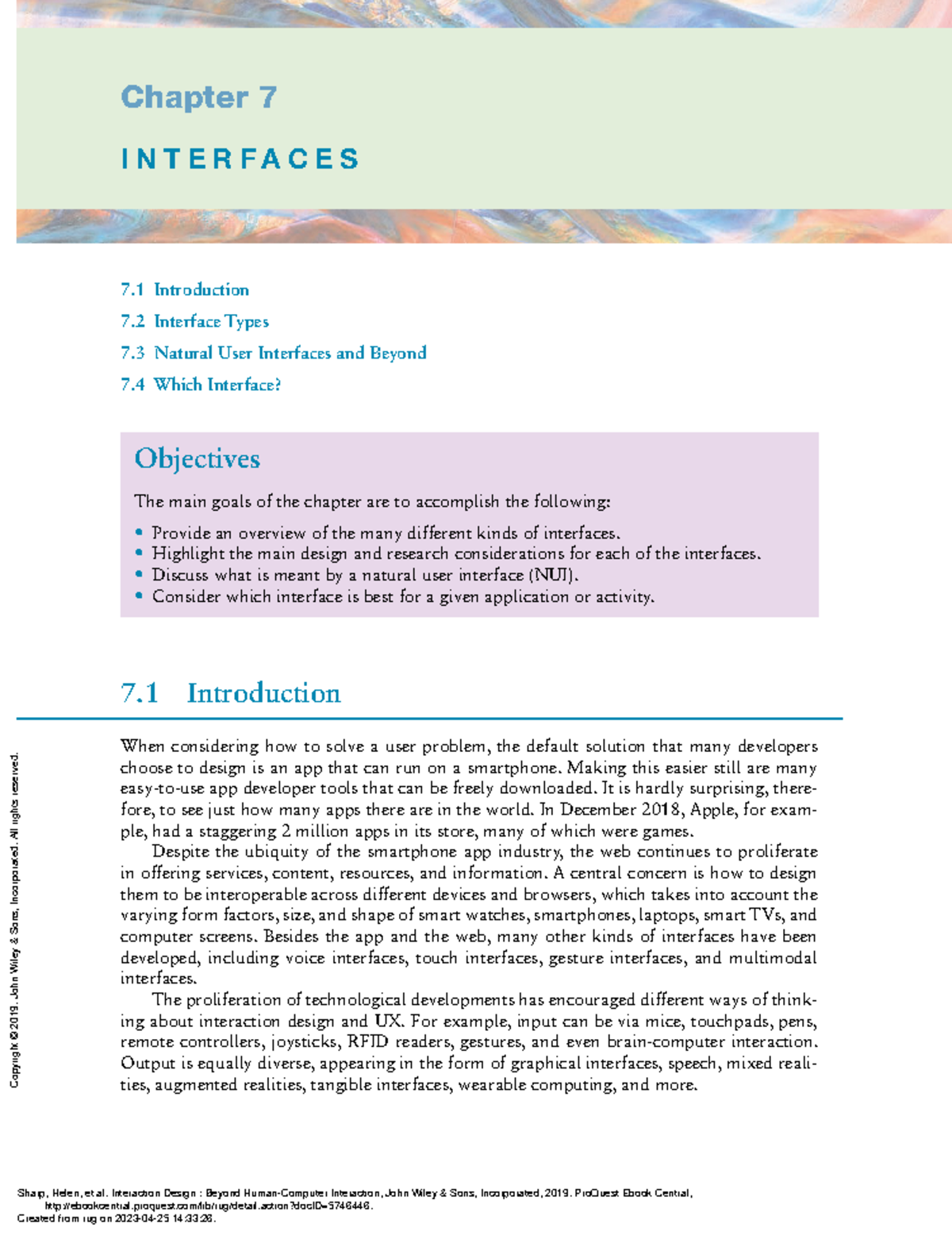 Chapter 7: Interfaces - Exploring Types and Design Considerations ...