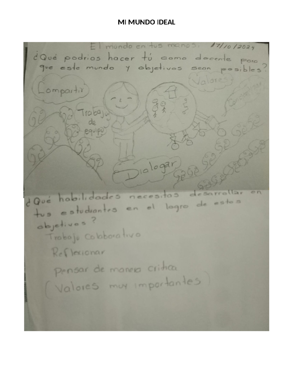 MI Mundo Ideal - es importante la inclusión en el aula - Literatura II ...