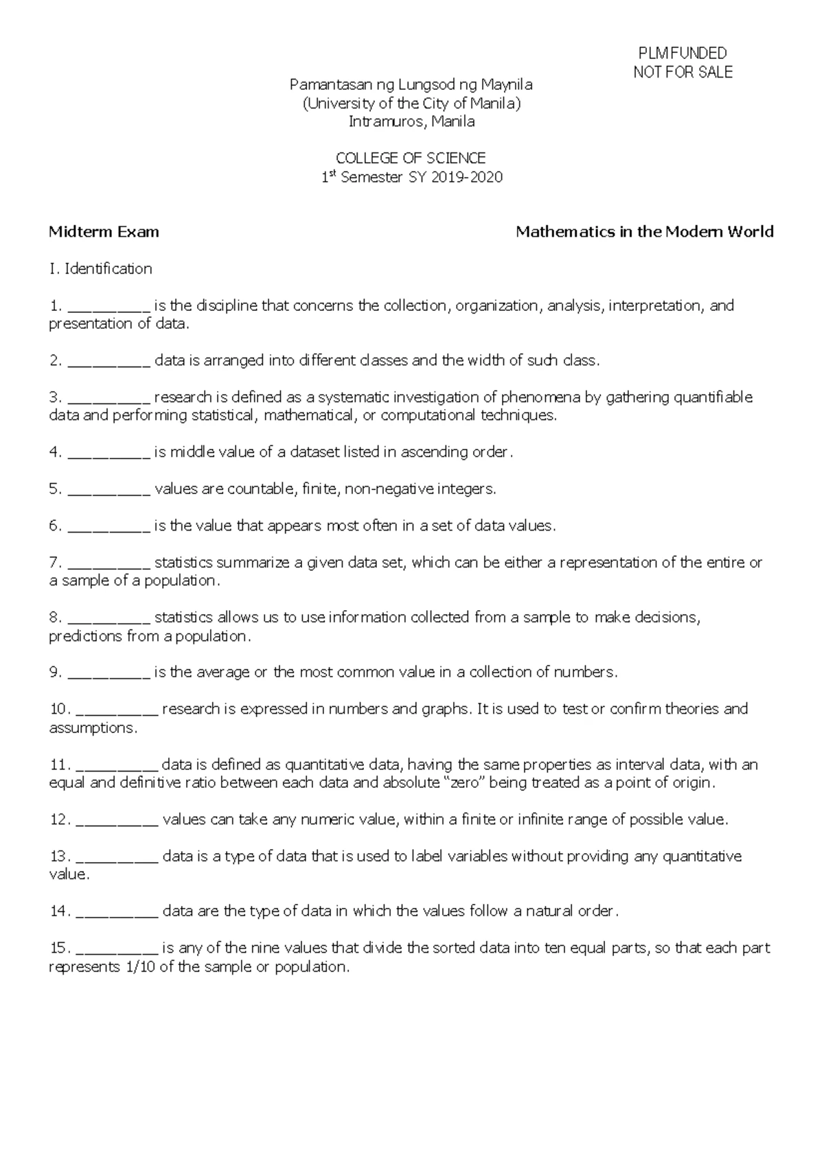Chapter 6 Valuation Concepts and Methods: Multiple Choice Problems ...