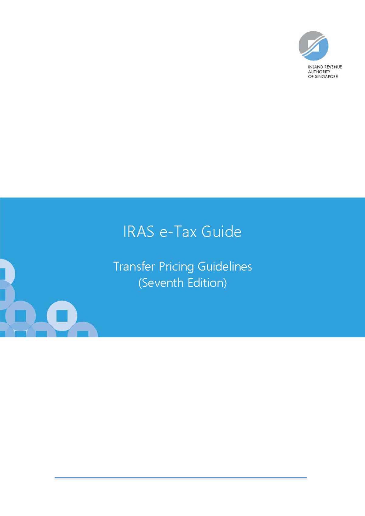 IRAS TP Guidelines: Comprehensive Overview (7th Ed.) - Studocu