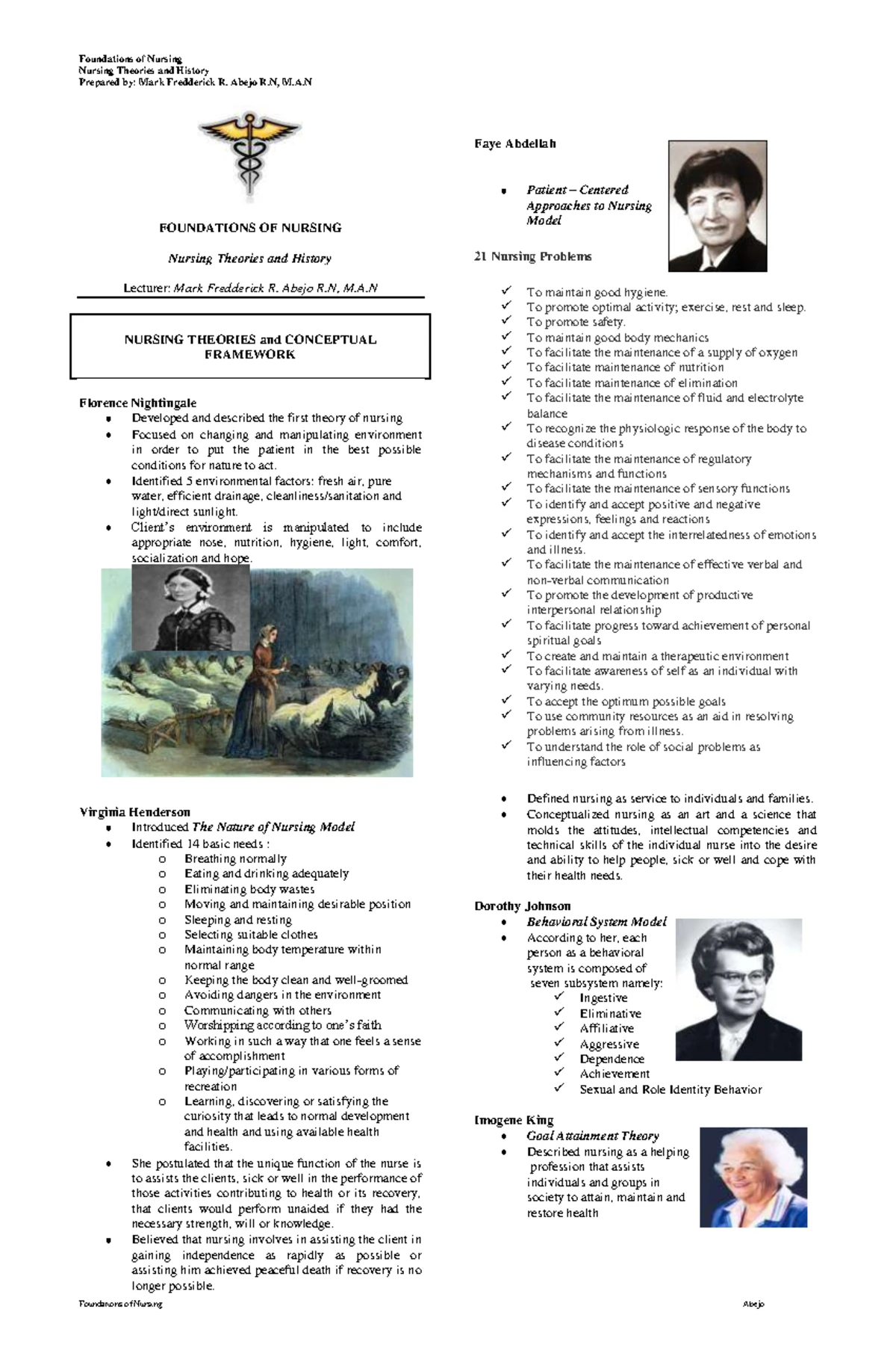 Health Assessment Skills Lecture Notes (Course Code: HSC 101) - Studocu