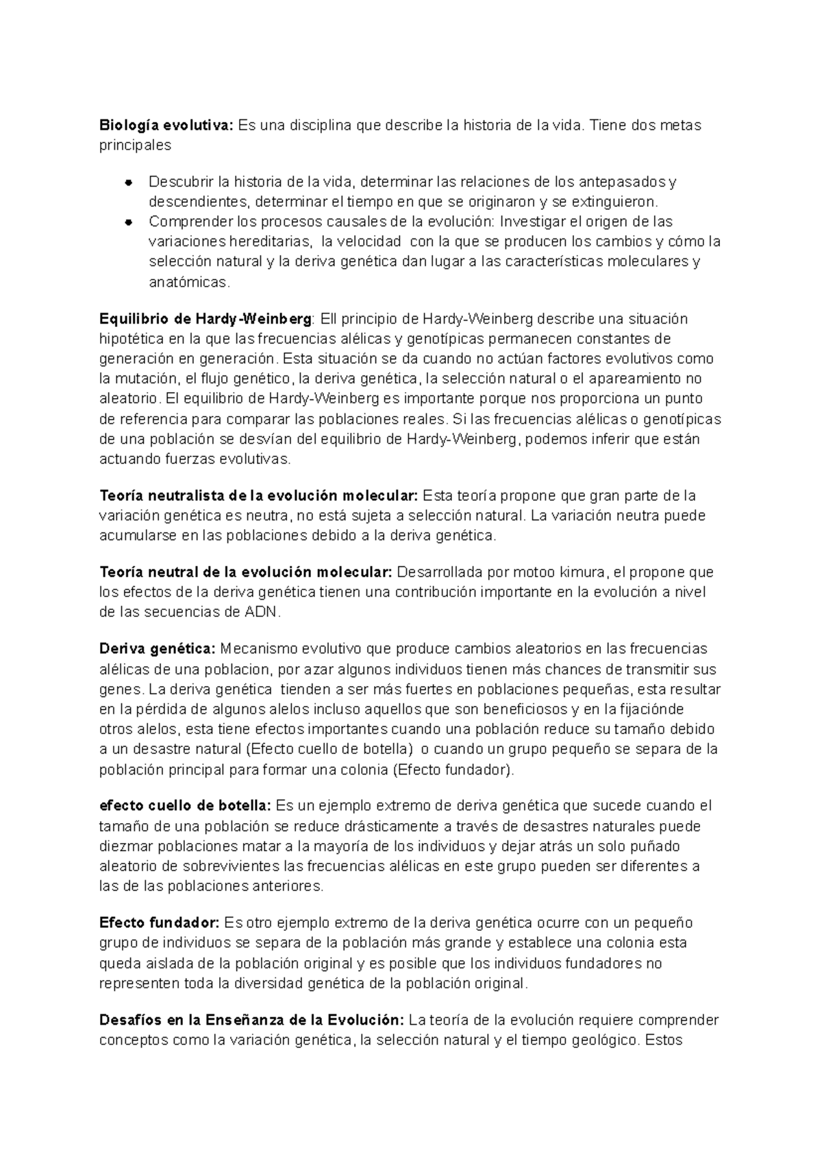 Evolucion de los origenismo - Biología evolutiva: Es una disciplina que ...