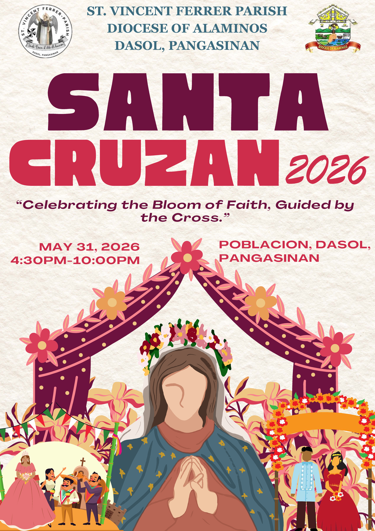 Santa Cruzan 2026 Program Schedule - St. Vincent Ferrer Parish - Studocu