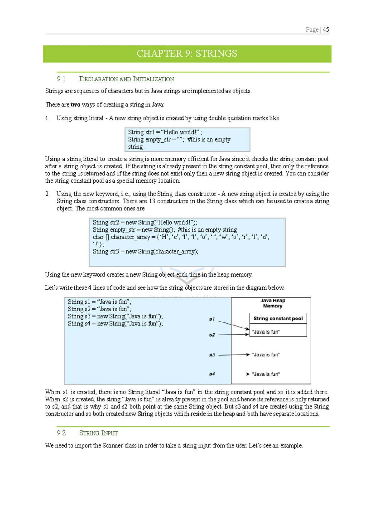 10: Array Creation and Management in Java - Notes - Studocu