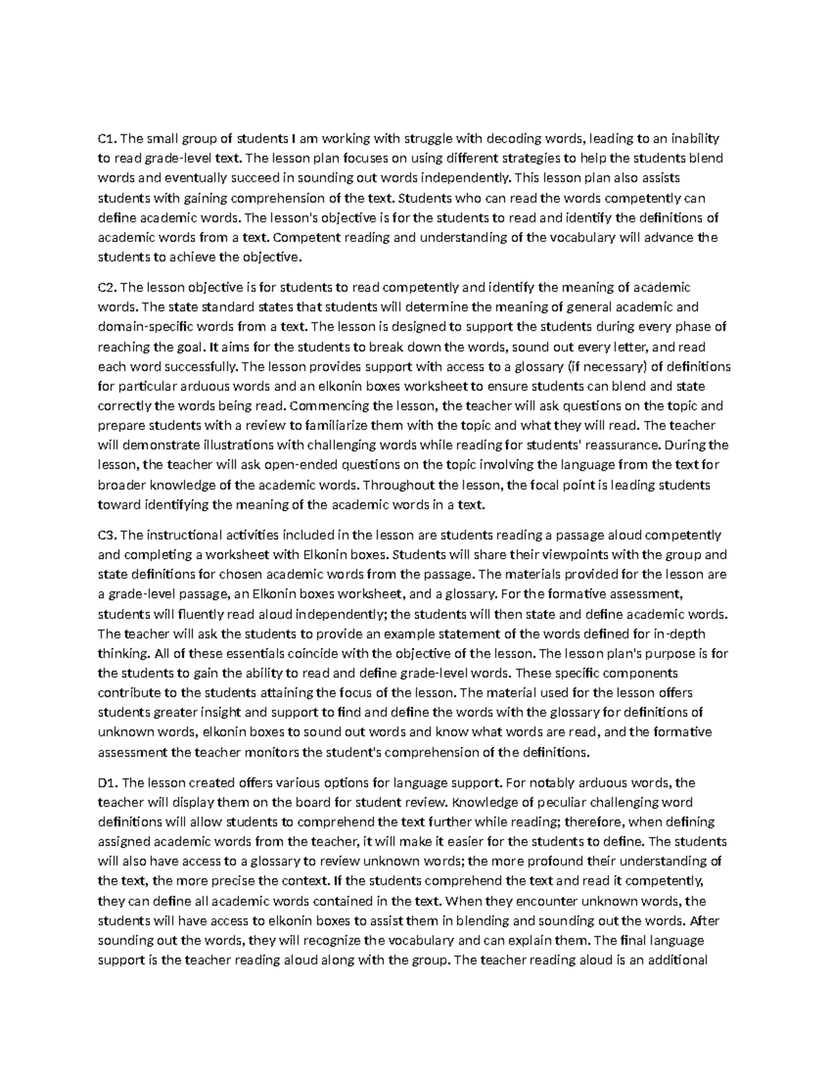 D009 Task 3 - Analyzing Student Assessment and Preclinical Experience ...