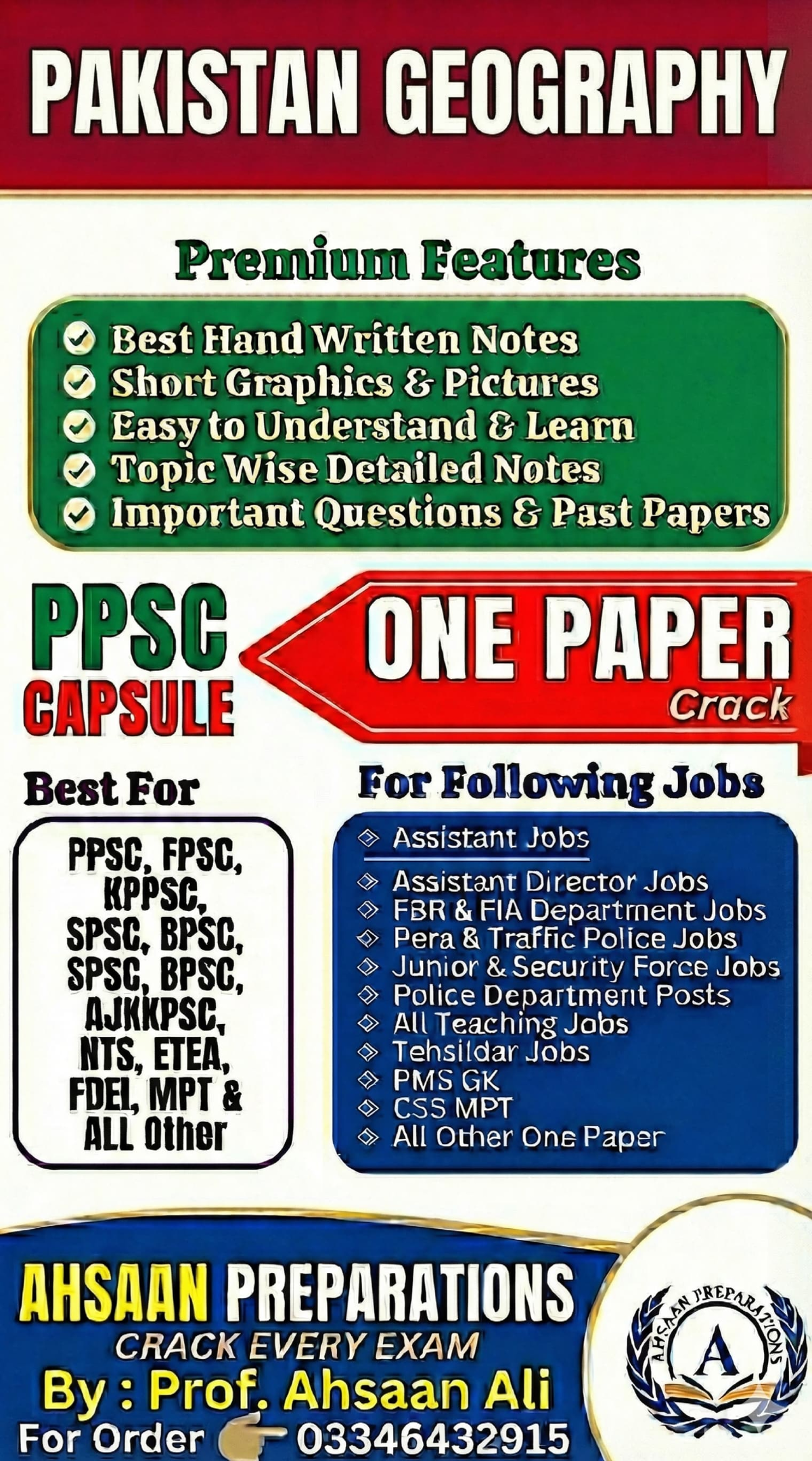 PPSC Capsule: Comprehensive Geography Notes on Pakistan - Studocu