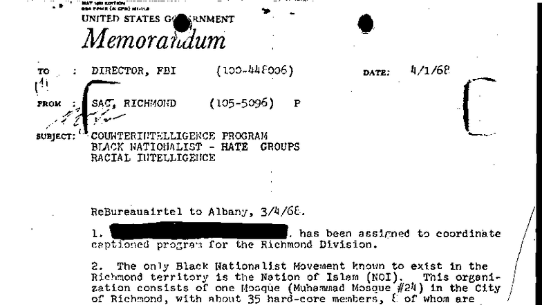 COUNTERINTELLIGENCE PROGRAM: BLACK NATIONALIST HATE GROUPS (PPMR) - Studocu