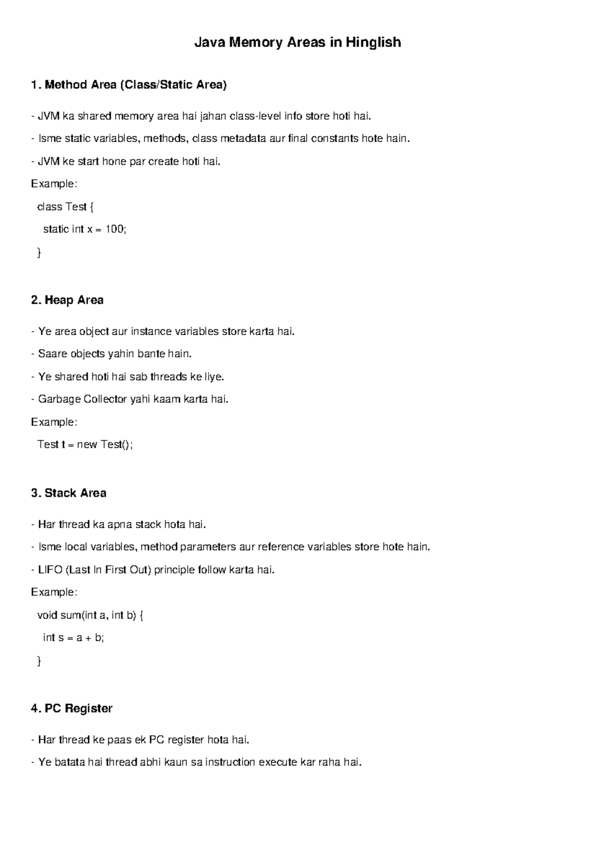 Java OOPs Concepts - Variable Shadowing Explained in Hinglish - Studocu