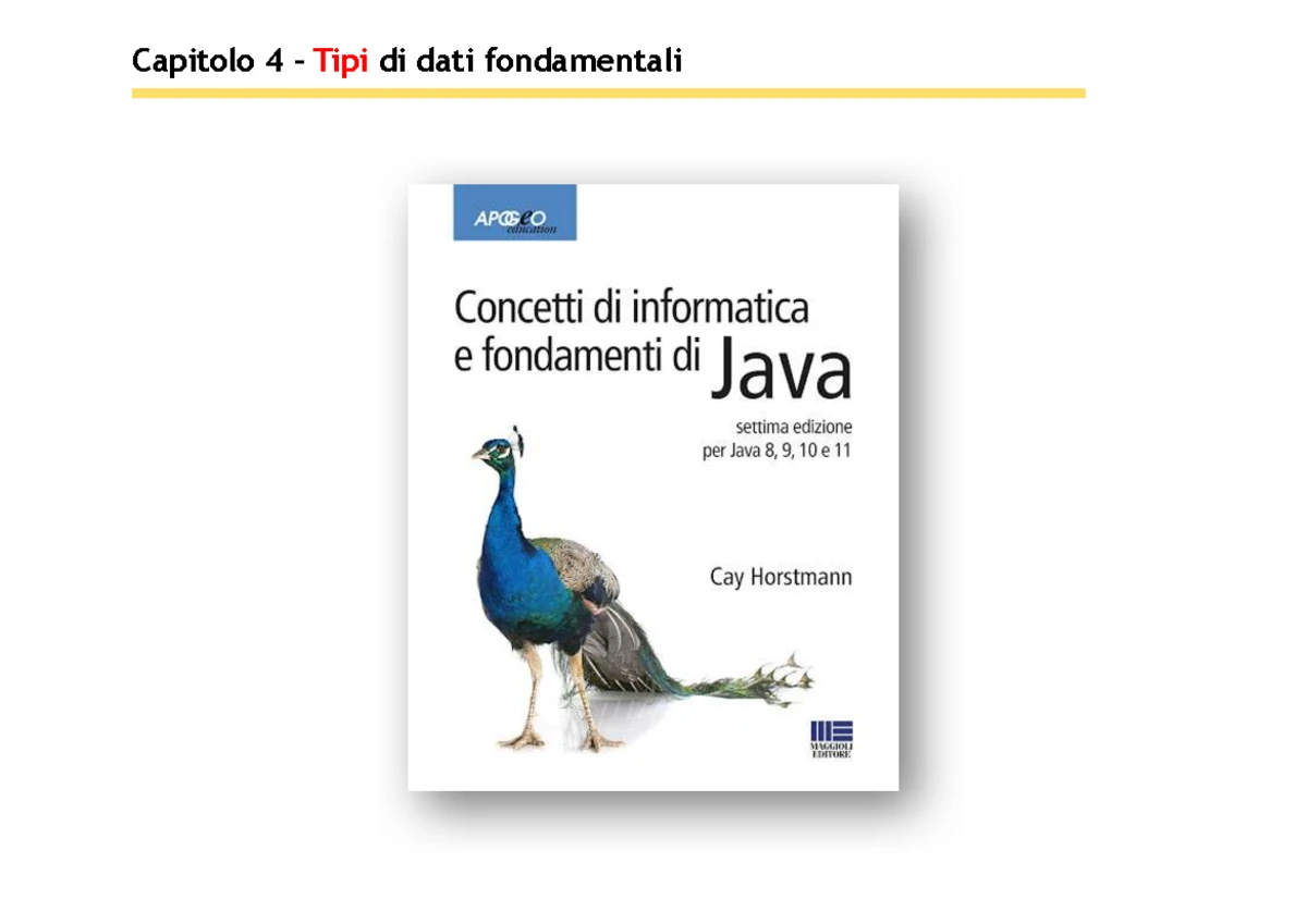 Esempio test esame - esercizio informatica java - Domanda 1 Risposta ...