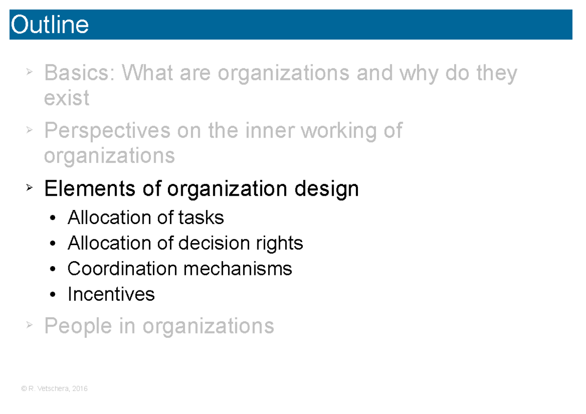 Mgmt OP-3a: Organizational Design and Structure Overview - Studocu