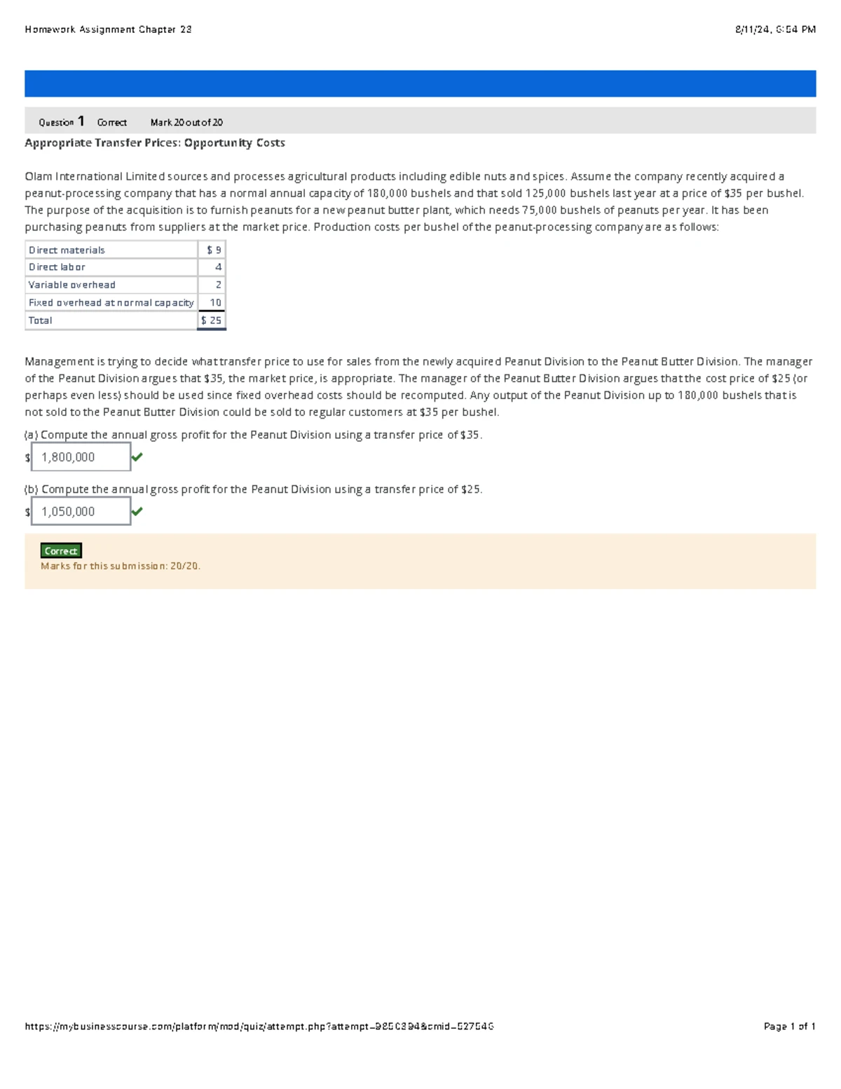 Chapter 23 Homework Assignment: Segment Reporting Analysis - Studocu