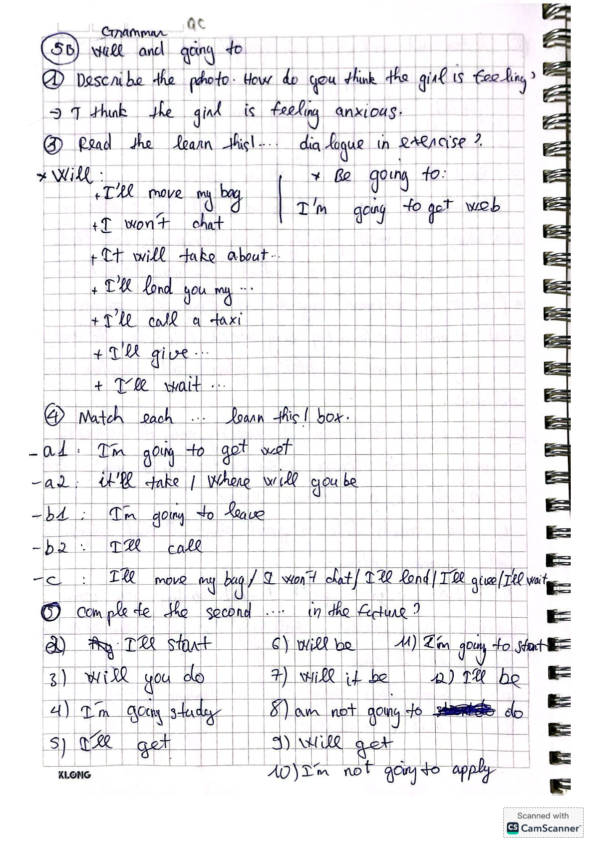Grammar 5B-5D unit 5 - Anh ngữ - Grammar ac 5B will and going to 1 ...