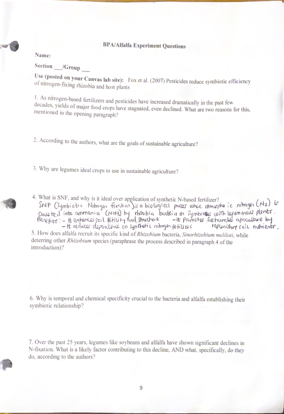 Final Exam Study Guide for BIO101: Cell Biology and Genetics ...