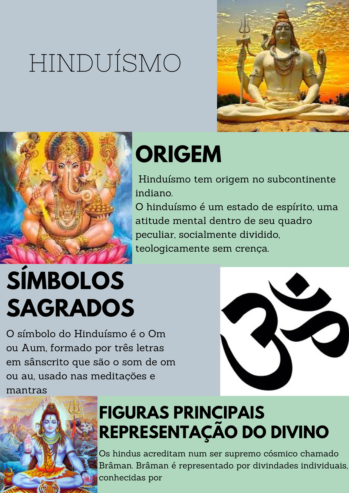 Hinduísmo - resumos - HINDUÍSMO ORIGEM Hinduísmo tem origem no ...