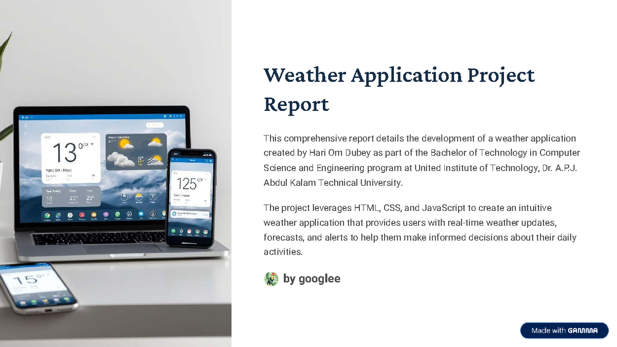 Weather-Application-Project-Report 2 - Weather Application Project ...