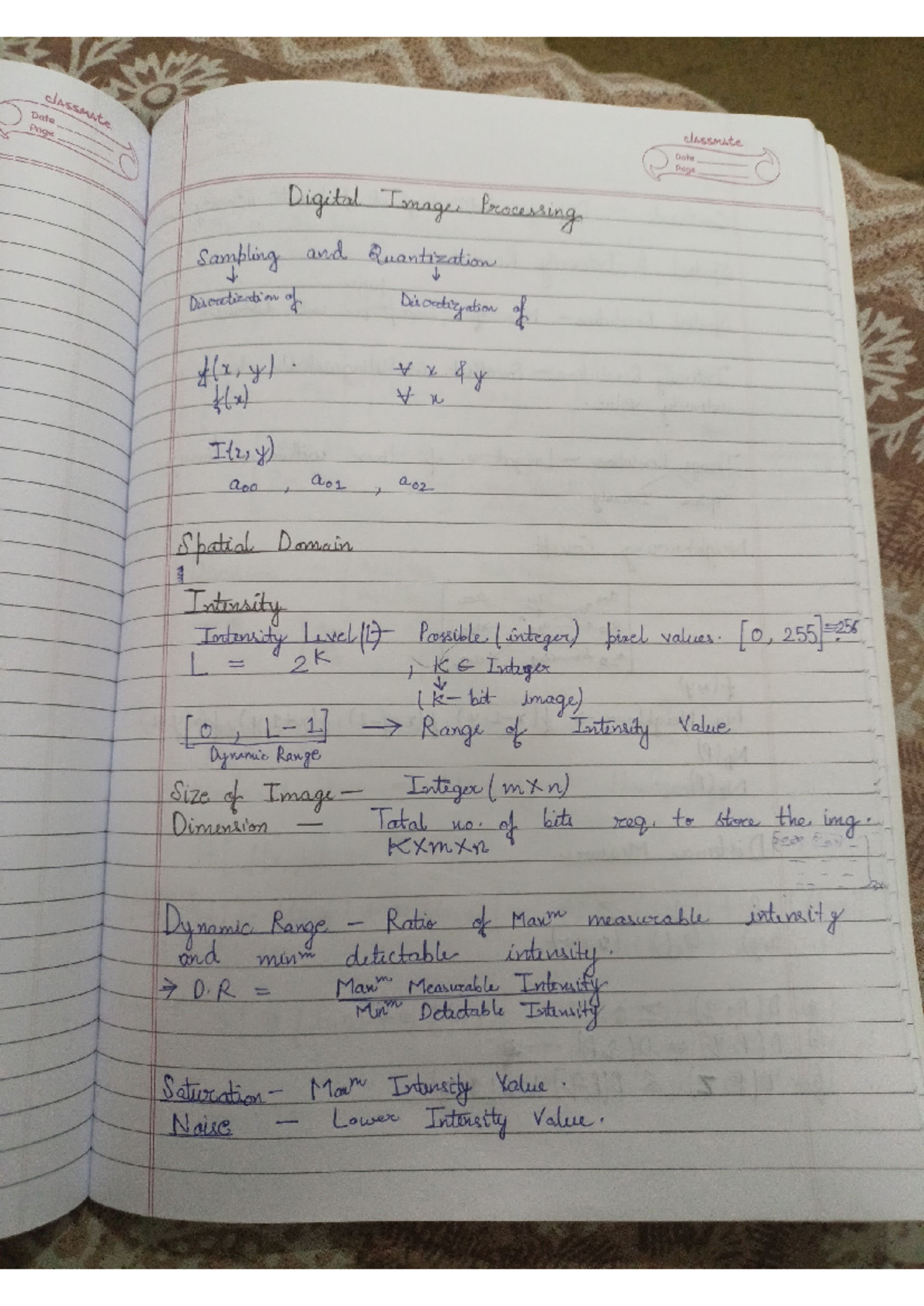 Dip notes - Digital image processing - Studocu