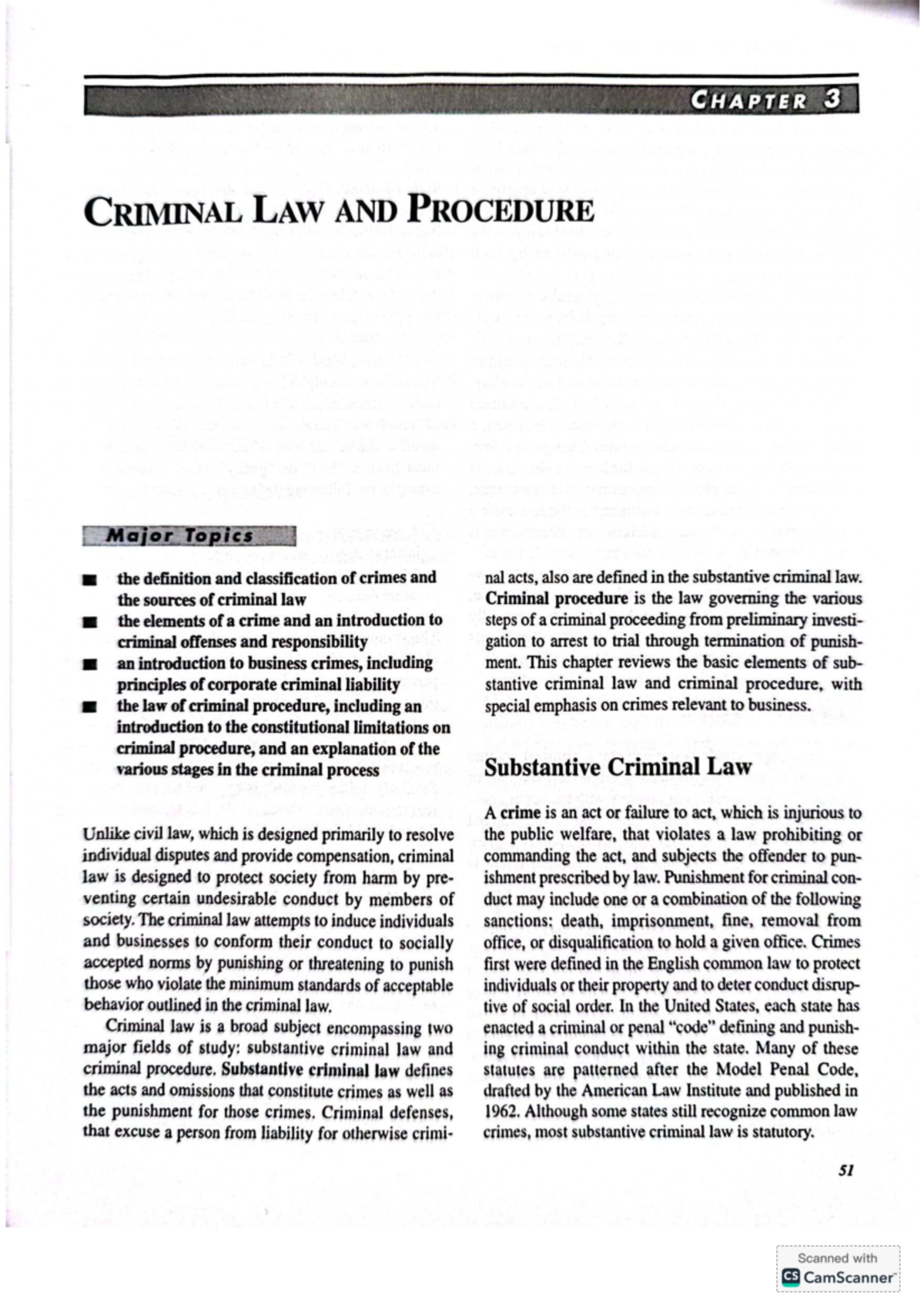 Law Chapter 3 Notes: Key Concepts and Legal Principles - CHAPTER 3 ...