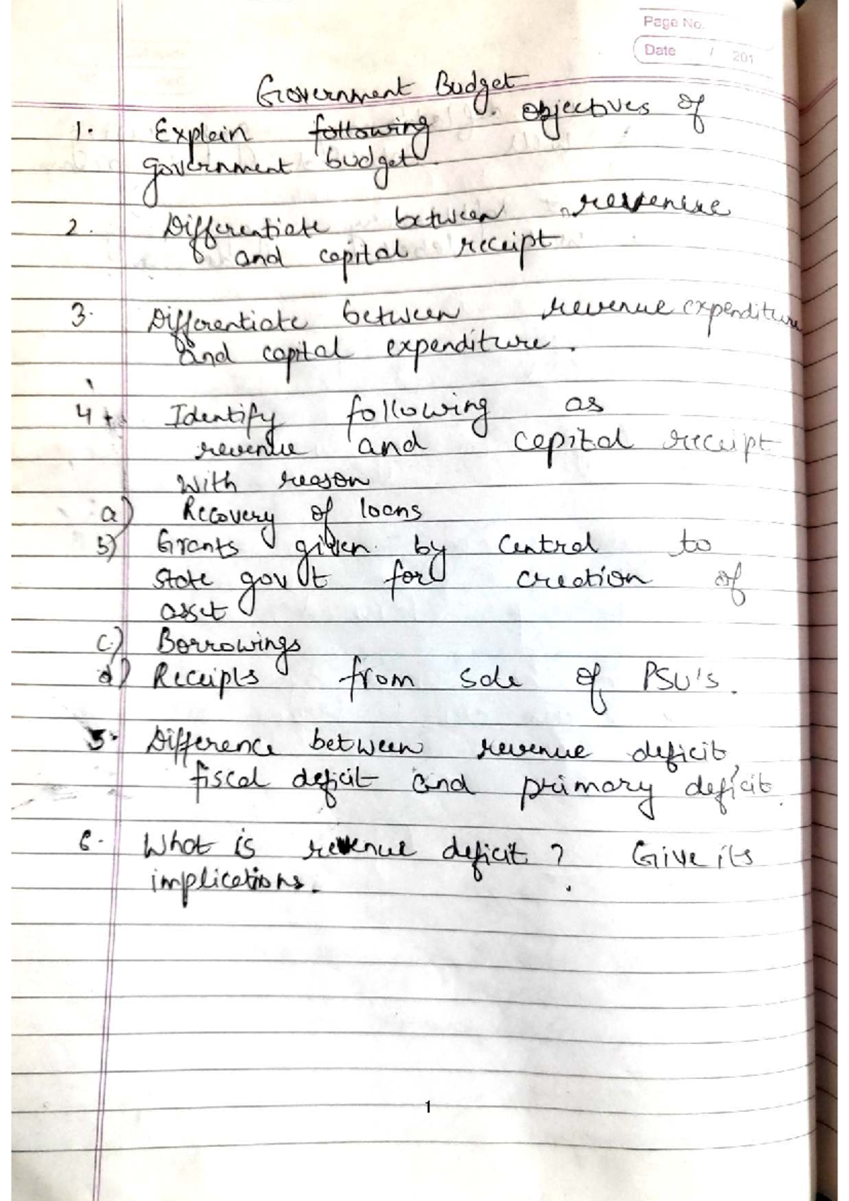 Government Budget Objectives and Expenditure Analysis (201) - Studocu
