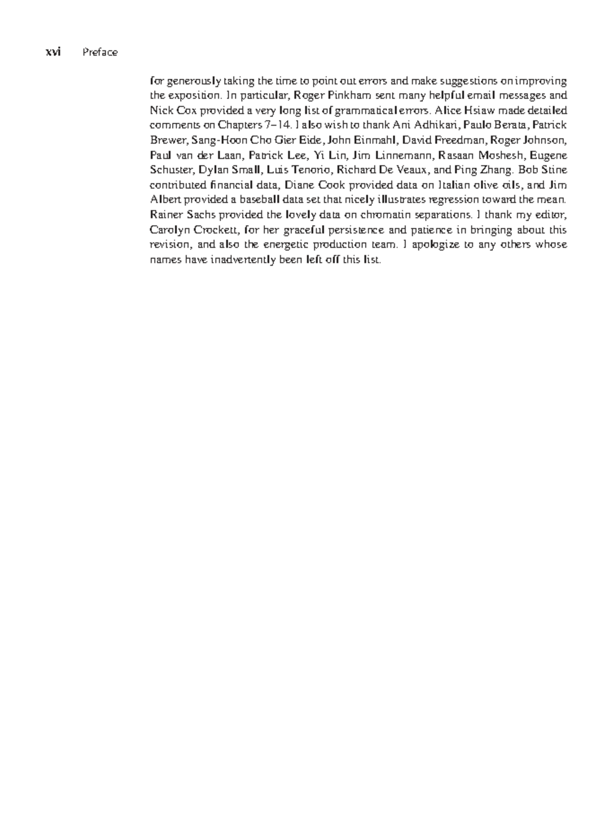 Mathematical Statistics and Data Analysis 3ed – Preface and ...