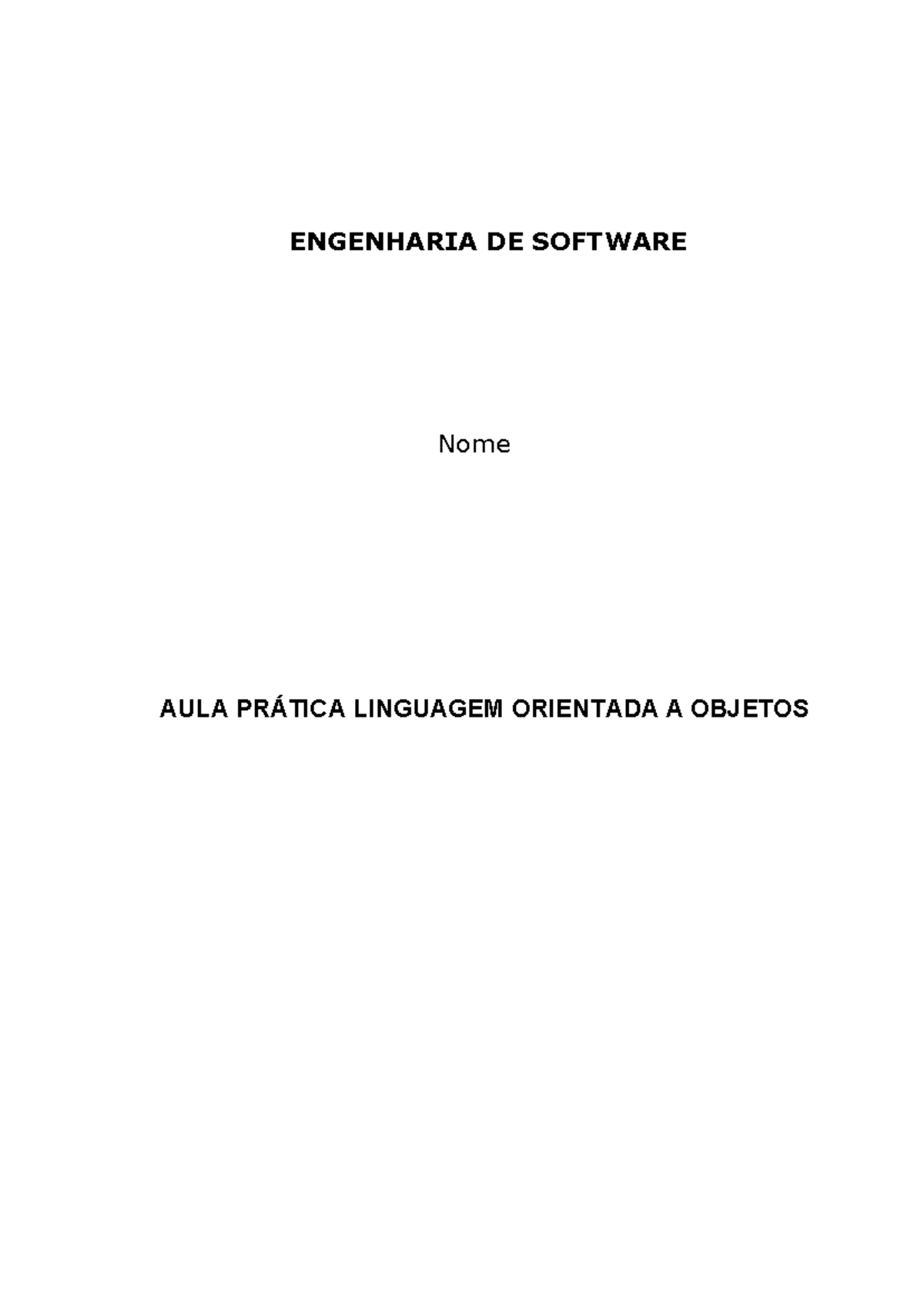 Portfólio de Aula Prática: Programação Orientada a Objetos em Java ...