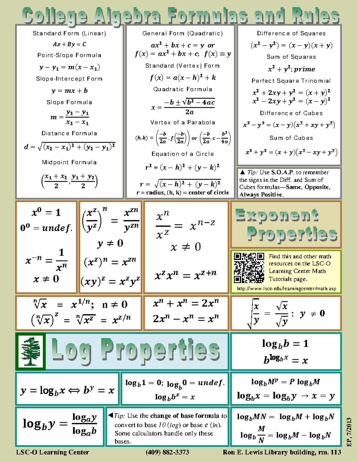 Algebra Concepts: Standard & General Forms, Quadratics, and More - Studocu