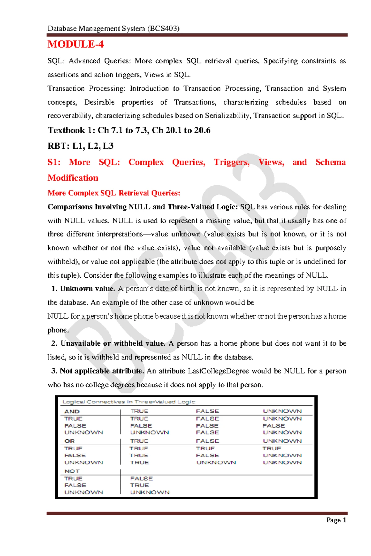 Mini Project Report on Resort Management System for DBMS (AI & ML ...