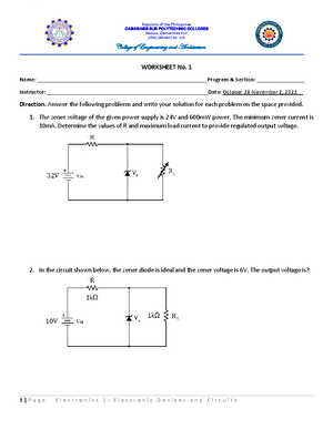 Worksheet no. 2 - Assignment - Republic of the Philippines CAMARINES ...