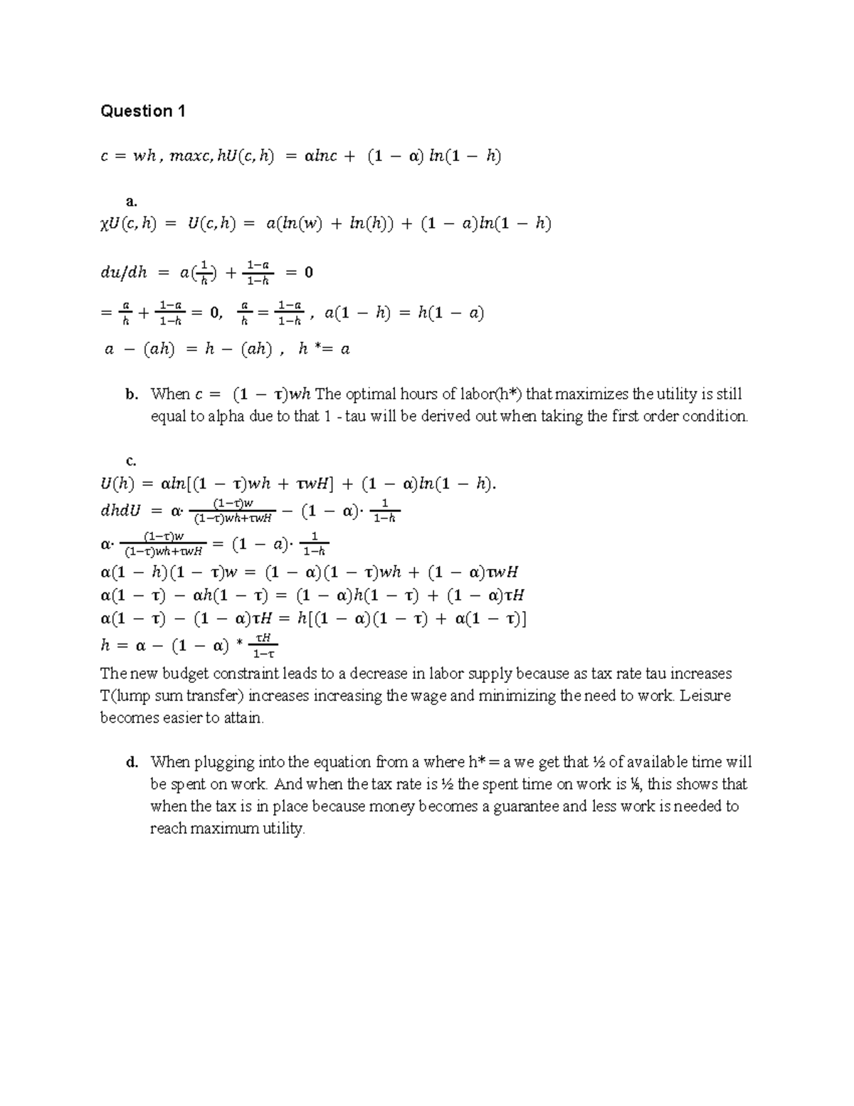 Assignment 2 - Intermediate Macroeconomics Analysis and Solutions - Studocu