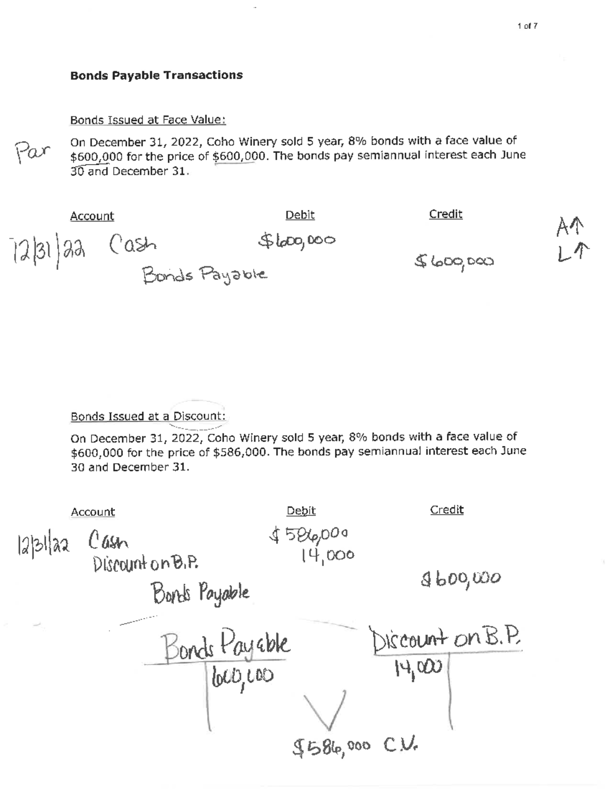 Ch 9 Bonds Payable Solutions: Transactions & Methods (04092026) - Studocu