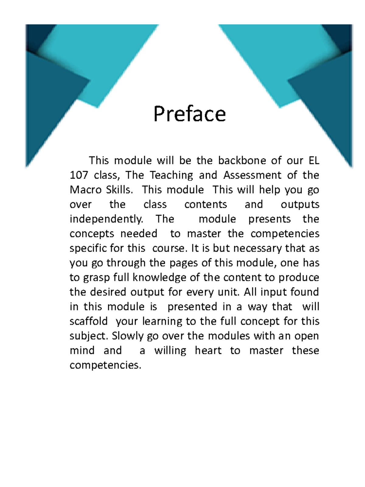 EL107 Final - Comprehensive Guide to Teaching and Assessing Macro ...