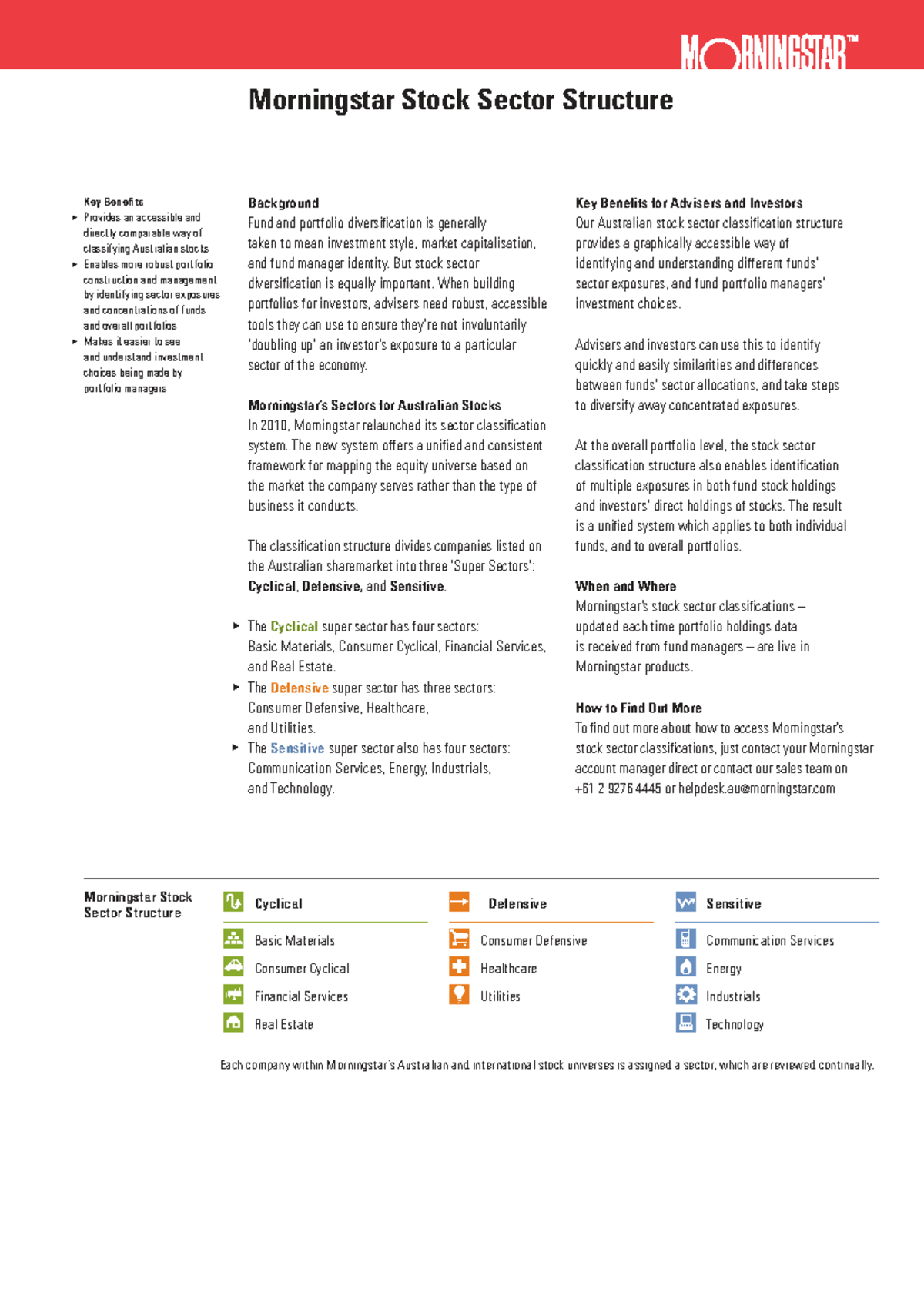Stock Sector Structure Factsheet: Key Benefits for Investors - Studocu