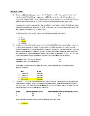 Equity and Fair Value Accounting for Investments - Chapter 14 Review ...