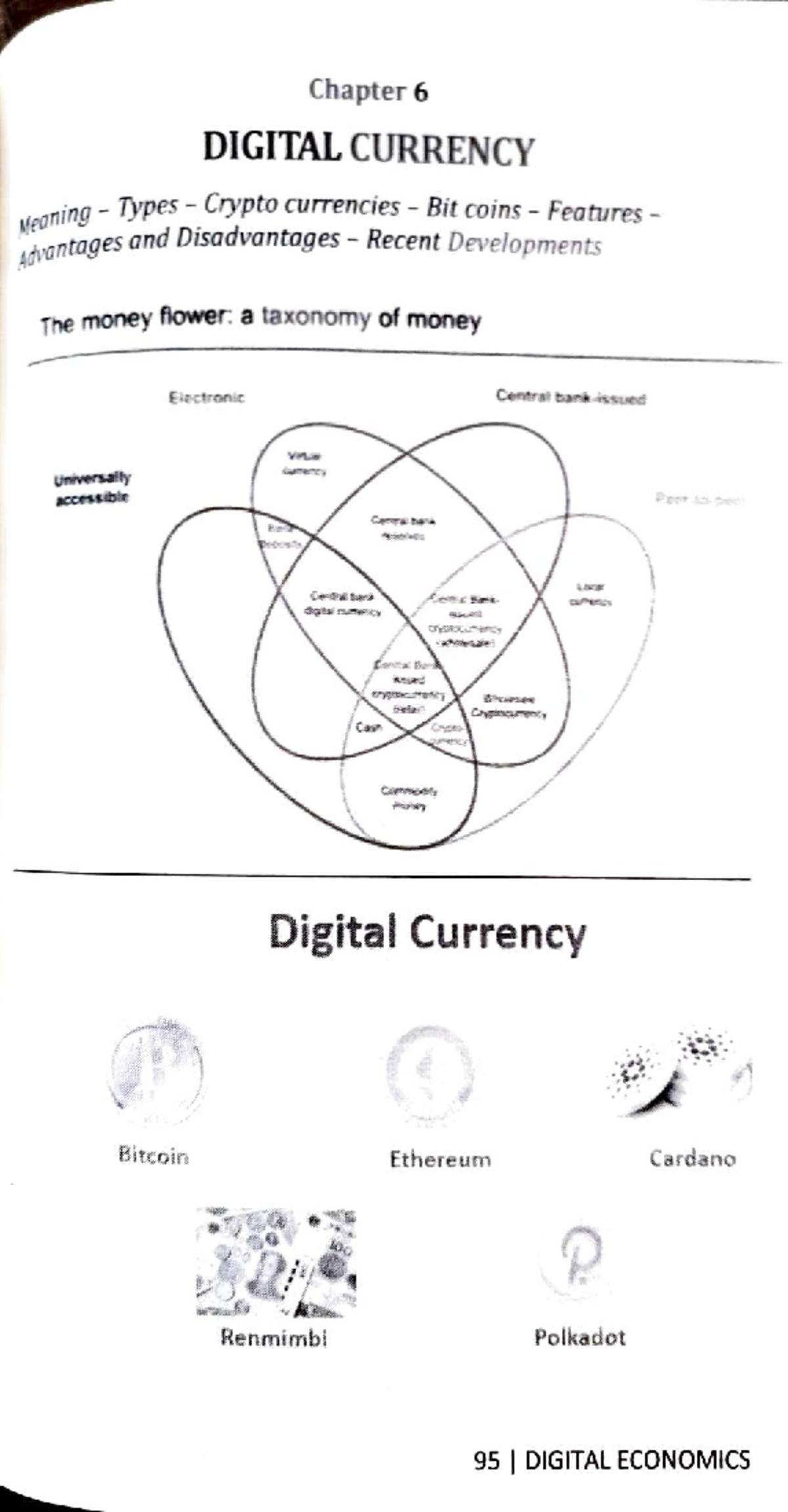 DE- Chapter 6 - Digital Currency: Features, Types, and Recent Developments  - Studocu