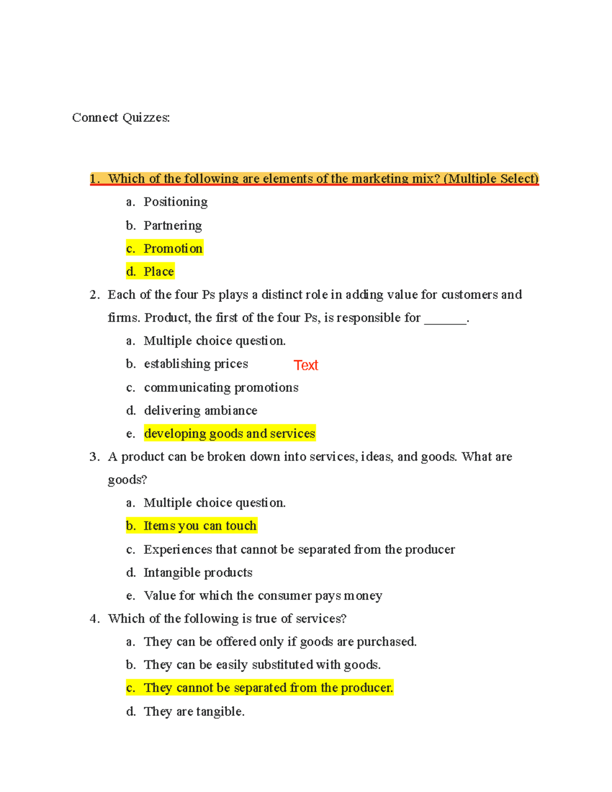 MKT 101: Final Exam Review - Key Concepts in Marketing Mix and Strategy ...